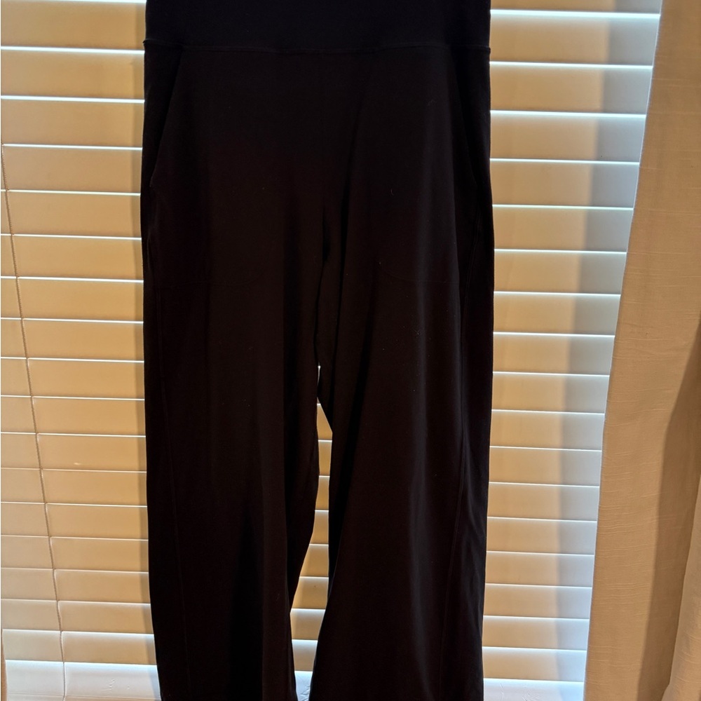 Lululemon Athletica Black Wide Leg Pants